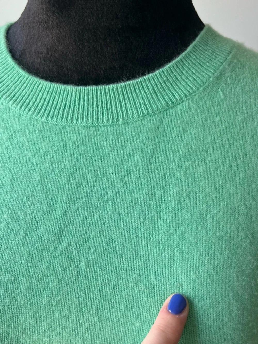 J. Crew Mint Green Cashmere Crewneck Sweater - XL - Picture 7 of 7